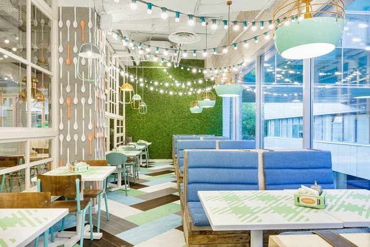 RESTAURANT INTERIOR DESIGN (THE GROUND OF DHAKA - FOOD HALL)